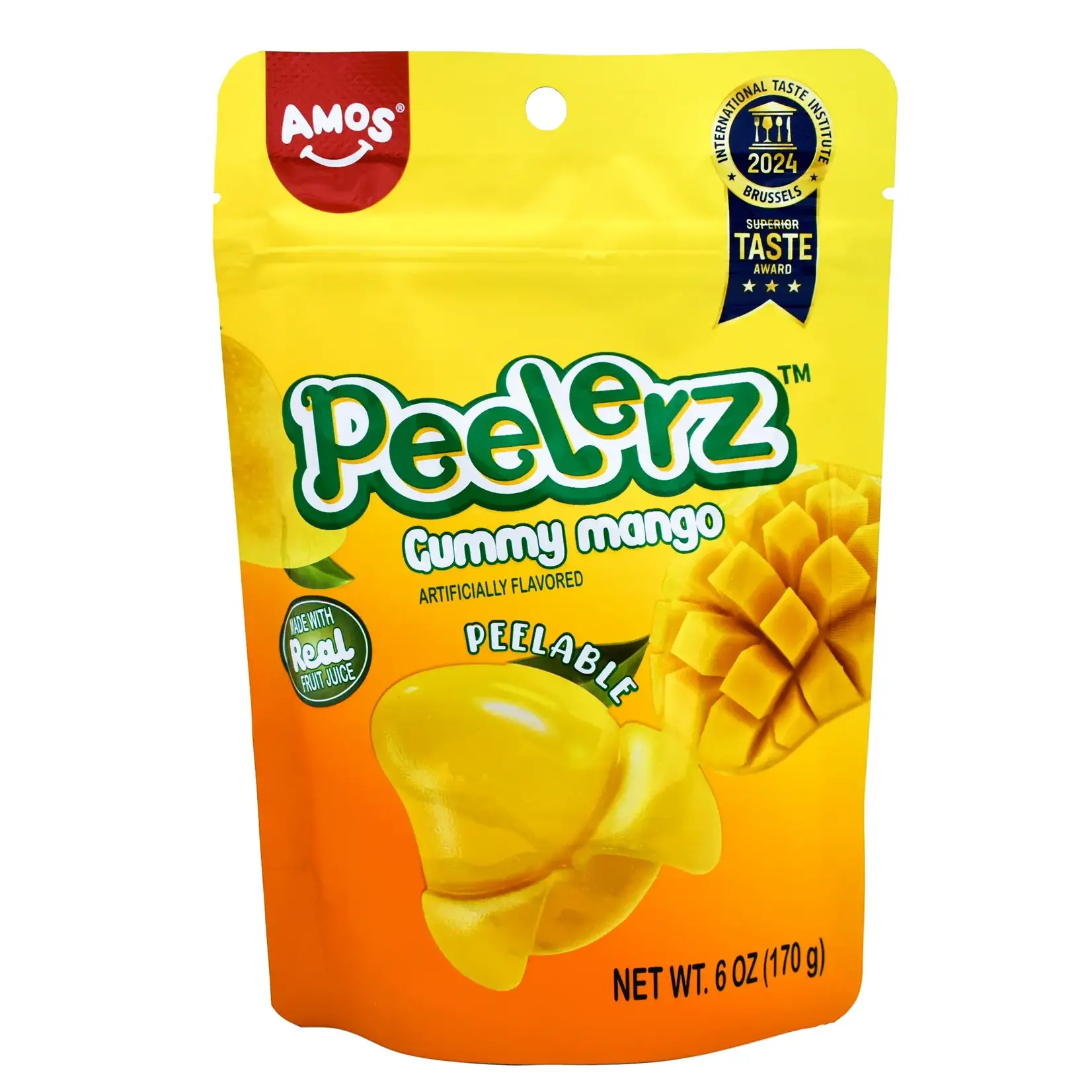 Candy Amos Peelerz Gummy Mango 6oz