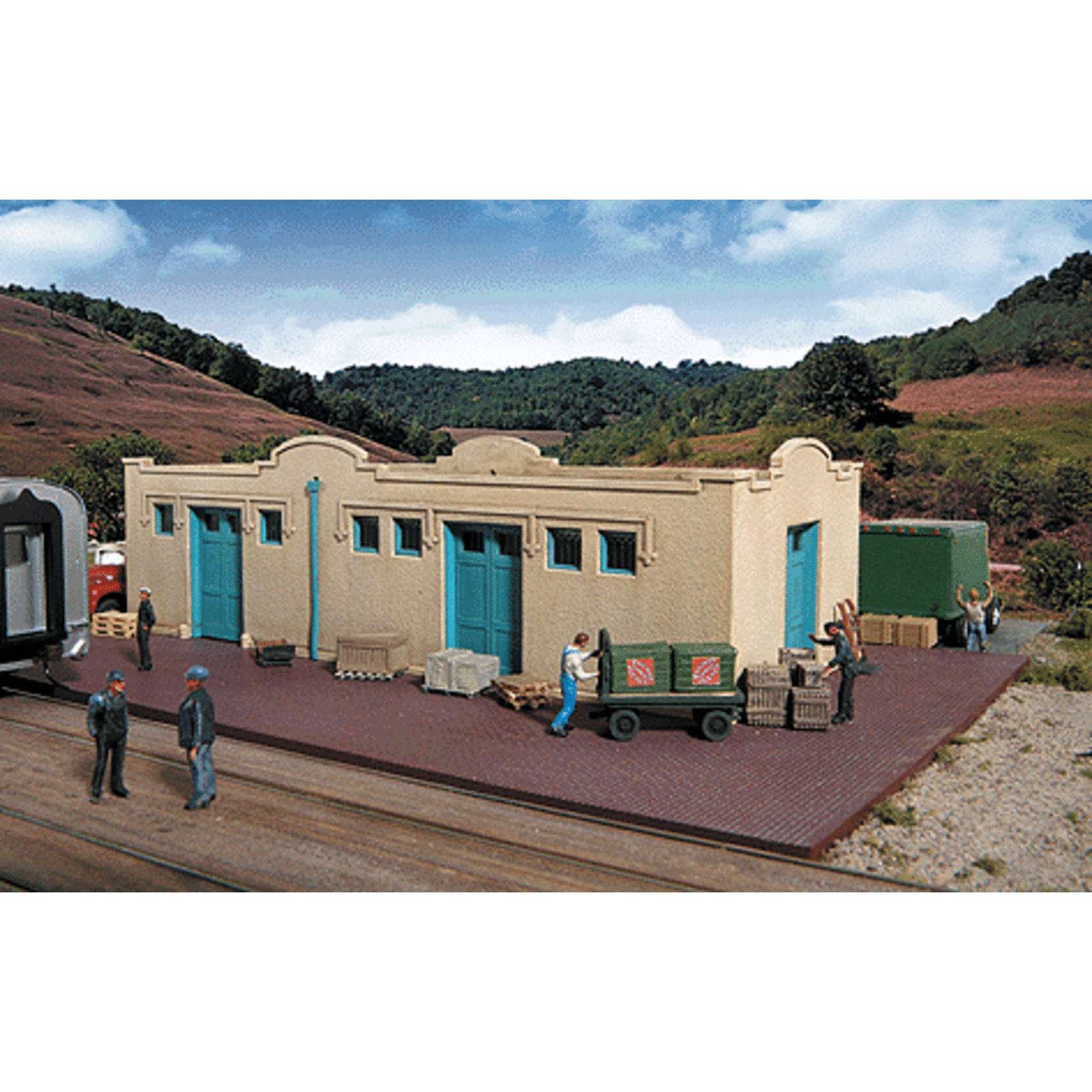 Walthers 9332921 HO Mission Style Freight House Kit