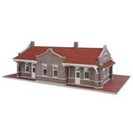 Walthers 9334055 HO Brick Mission Style Depot Kit