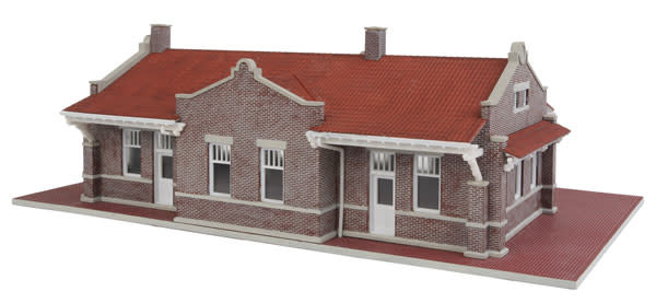9334055 HO Brick Mission Style Depot Kit