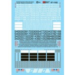 Micro Scale 601182 N NS Diesel Numbers