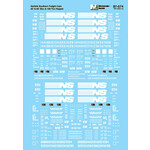 Micro Scale 87574 HO 50 & 60' Box Cars; 100-Ton Hoppers 1988