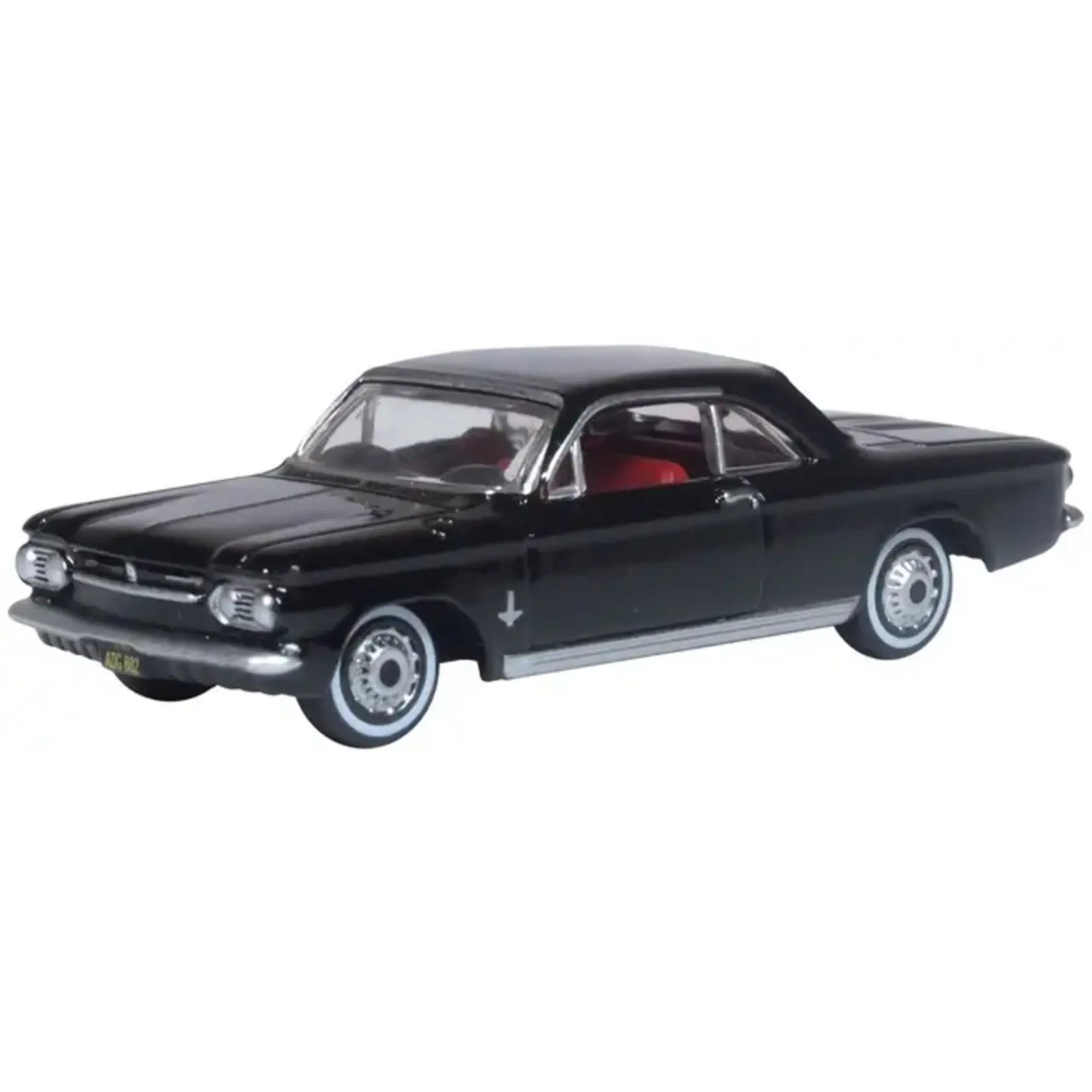 Oxford Diecast 87CH63004 HO Chevrolet Corvair Coupe 1963 - Tuxedo Black