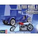 Revell 14565 1/25 1929 Ford Model A Hot Rod Pickup Truck w/ California Street Chopper