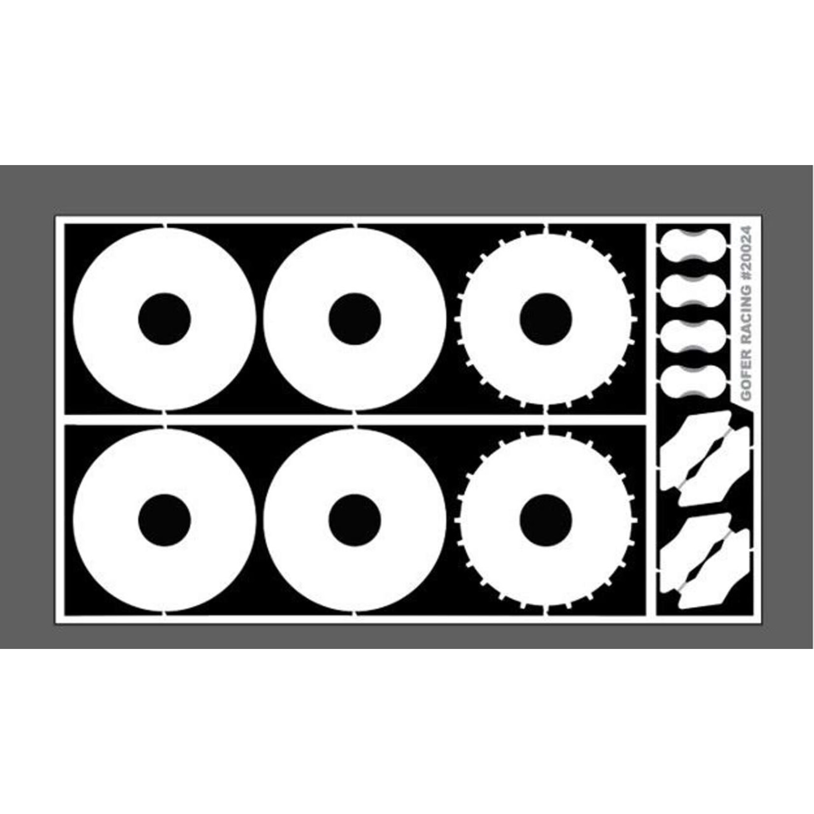 Gofer Racing 20024 1/24-1/25 Photo Etch 13" Dia Disc Brakes