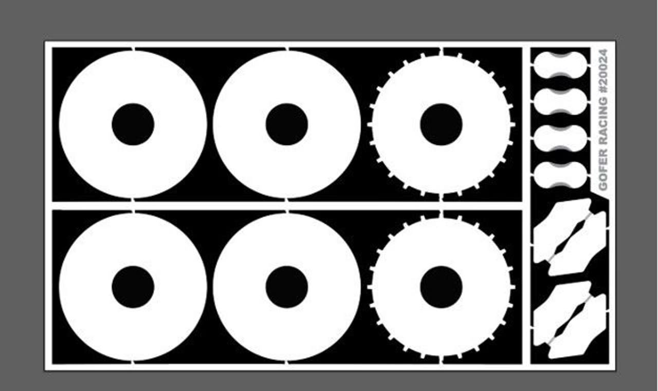 20024 1/24-1/25 Photo Etch 13" Dia Disc Brakes