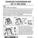 Micro Trains Line 00141060 N Coupler Conversion Kit - Kato USRA 2-8-2 Mikado