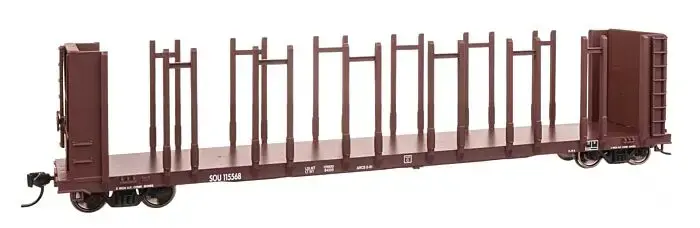 91050811 HO 63' Pulpwood Flatcar Southern 115568