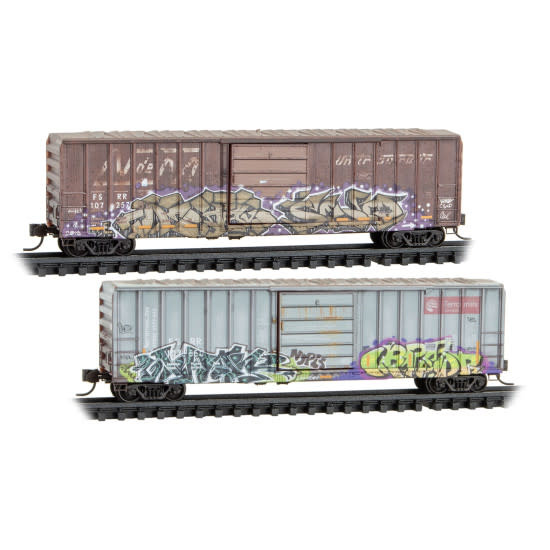 98305091 N Ferrocarril del Sureste Weathered - 2 Pack