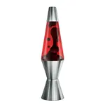 Schylling 2089 Chrome Plated Lava Lamp Crimsom/Black/Red 14.5"