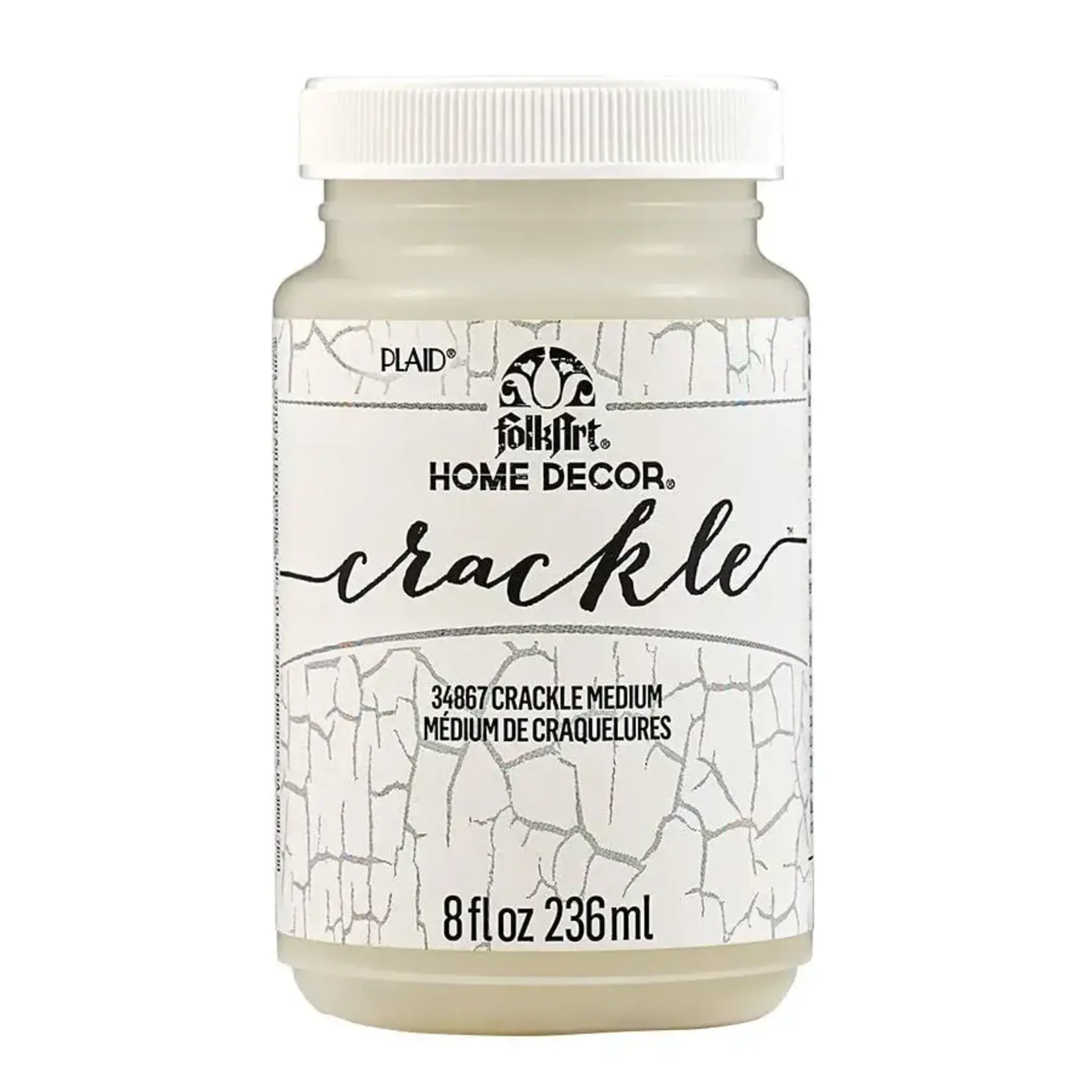 Plaid Crafts 34867 FolkArt Crackle Medium 8oz