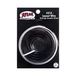 Atlas 315 50' Stranded Wire, 20 Gauge/Black