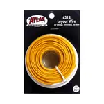 Atlas 318 50' Stranded Wire, 20 Gauge/Yellow