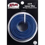 Atlas 319 50' Stranded Wire, 20 Gauge Blue
