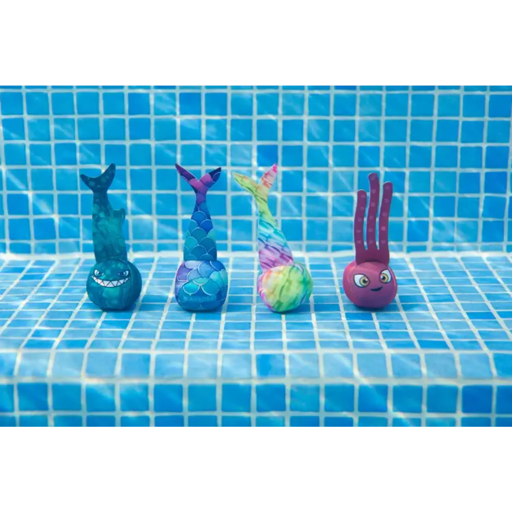Waboba Dive Tails - Pool Dive Character - Assorted