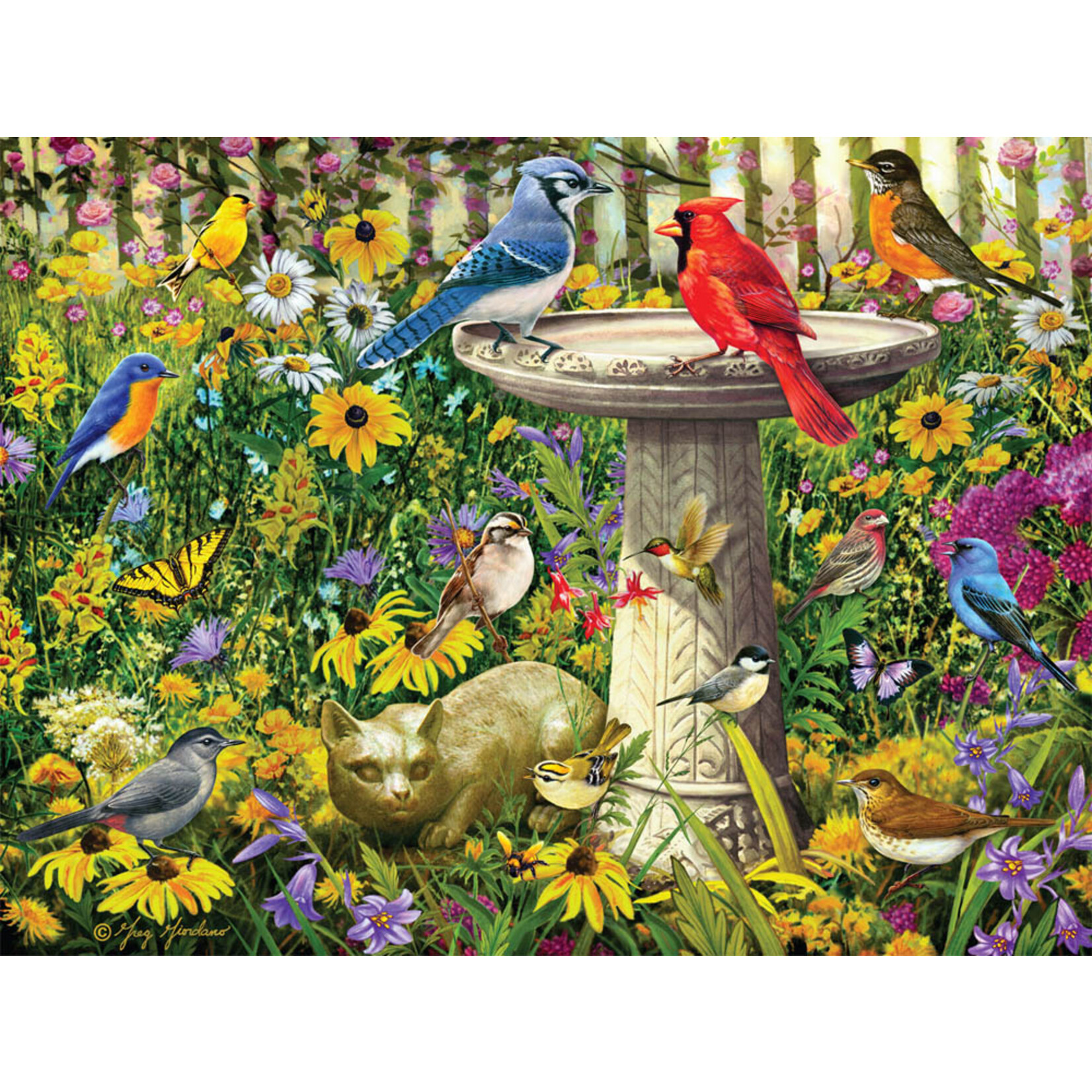 Heritage Puzzle 90603 Garden Party 550 Piece Puzzle