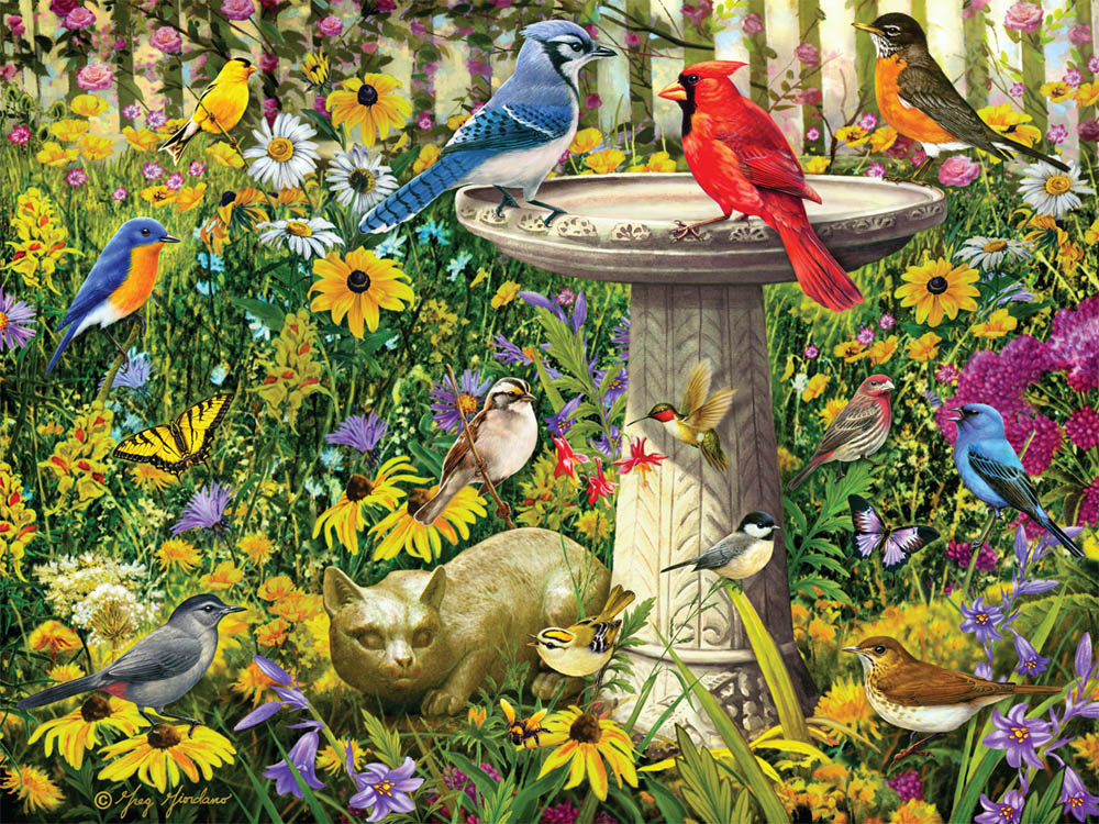 90603 Garden Party 550 Piece Puzzle