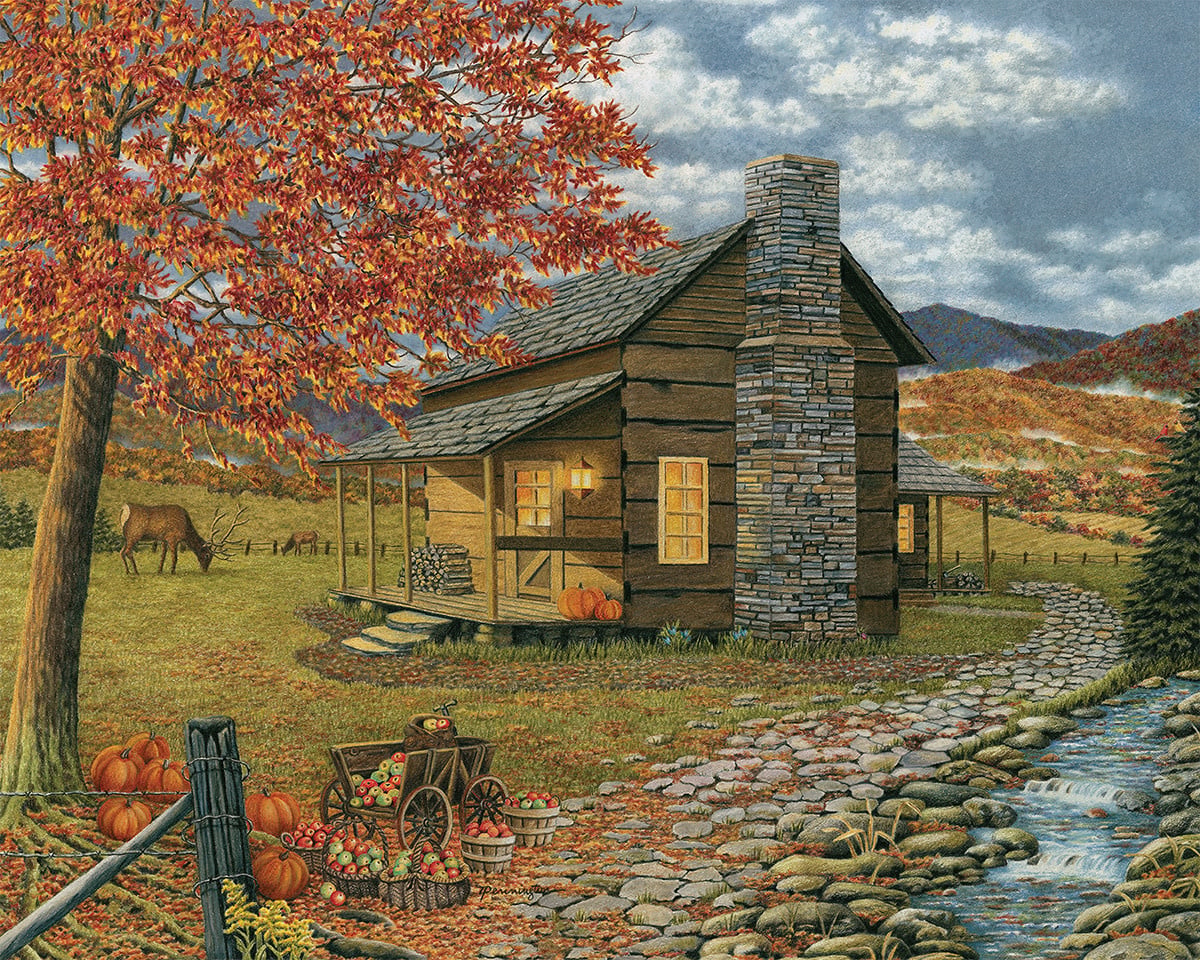 80309 A Smokey Mountain Harvest 1000 Piece Puzzle