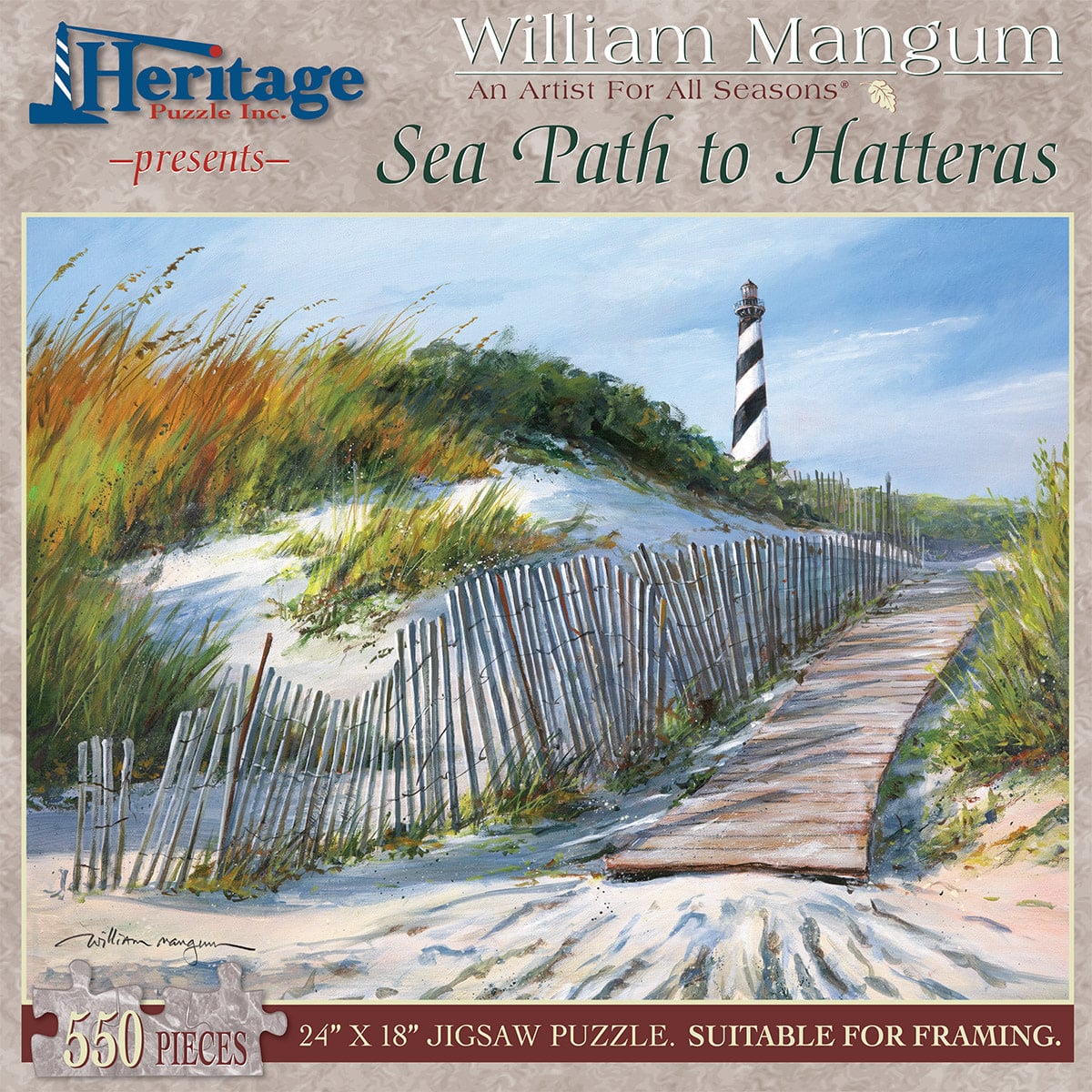 50581 Sea Path to Hatteras 550 Piece Puzzle