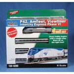 Kato 1066285 N P42 Amfleet Viewliner Phase VI - 4 Car Set