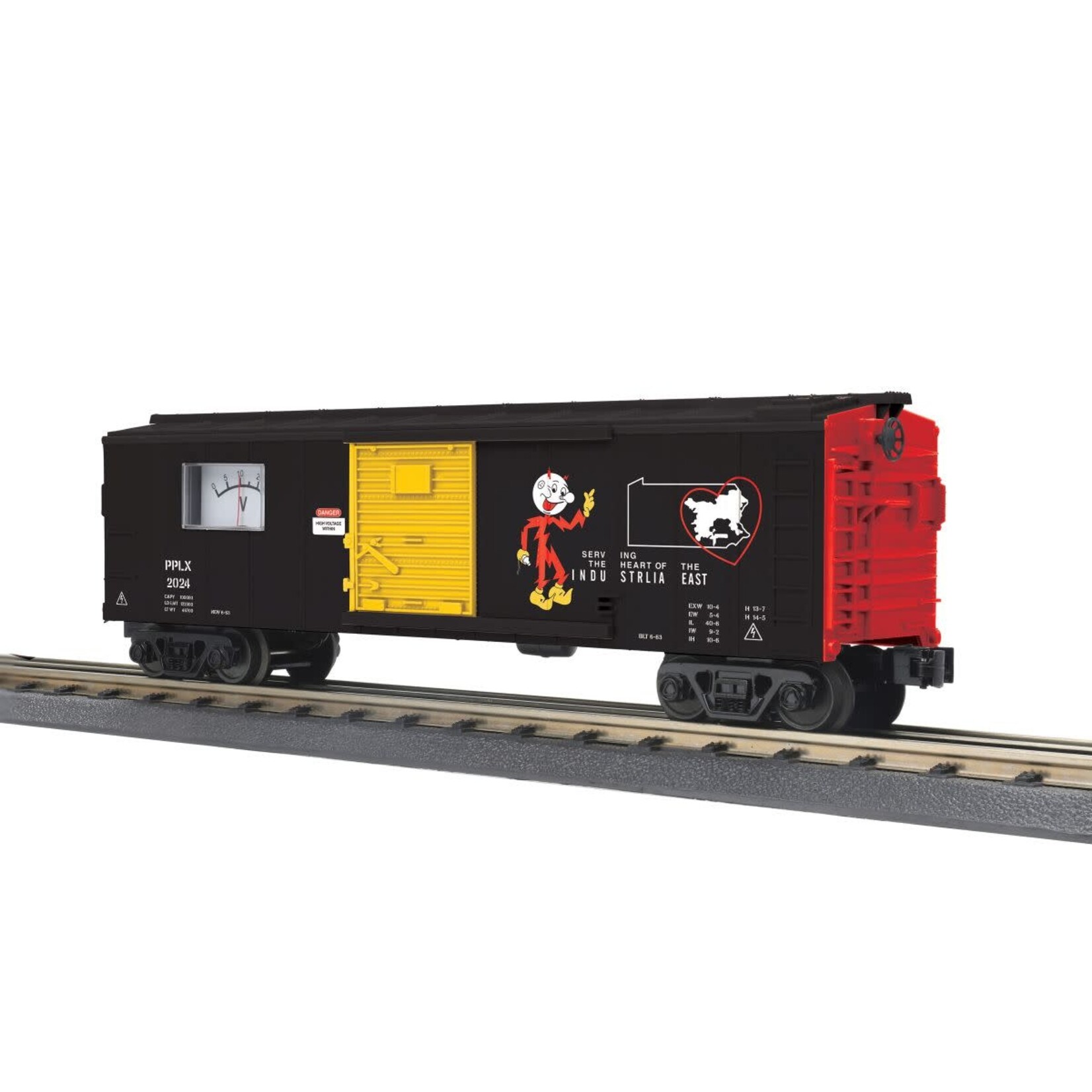 MTH 3071186 O PP&L Boxcar w/ Power Meter