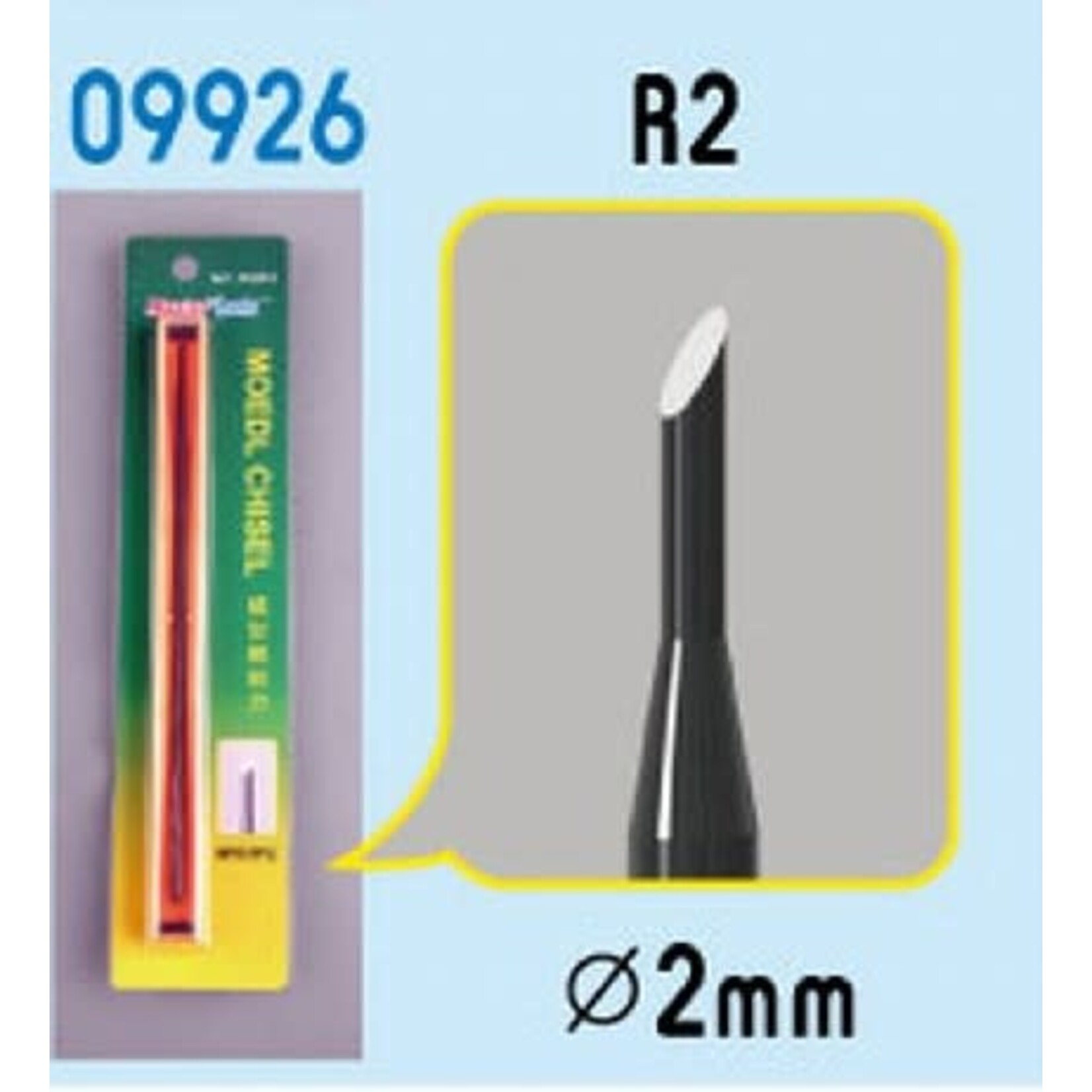 Trumpeter 9926 Model Micro Chisel 2mm Round Tip