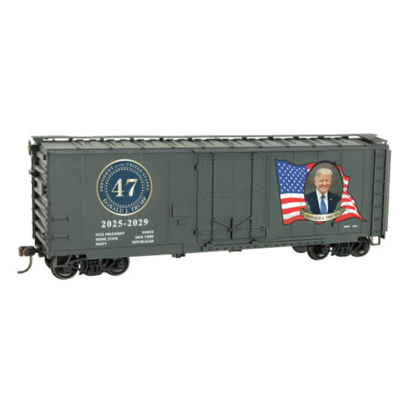 Micro Trains Line 3100001 HO Presidential Car Accurail Kit 2025 Donald Trump