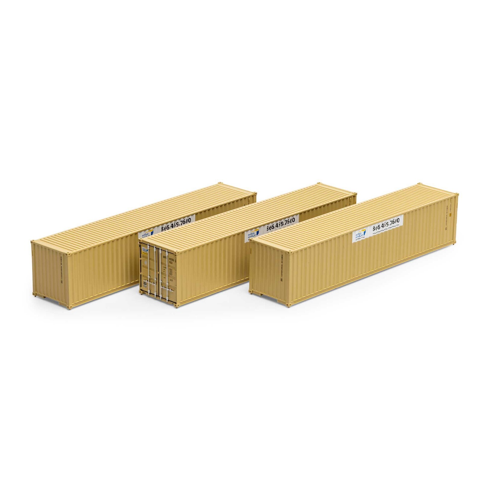 Athearn 16389 HO 40' Low Cube Container, ANYU #1 (3)