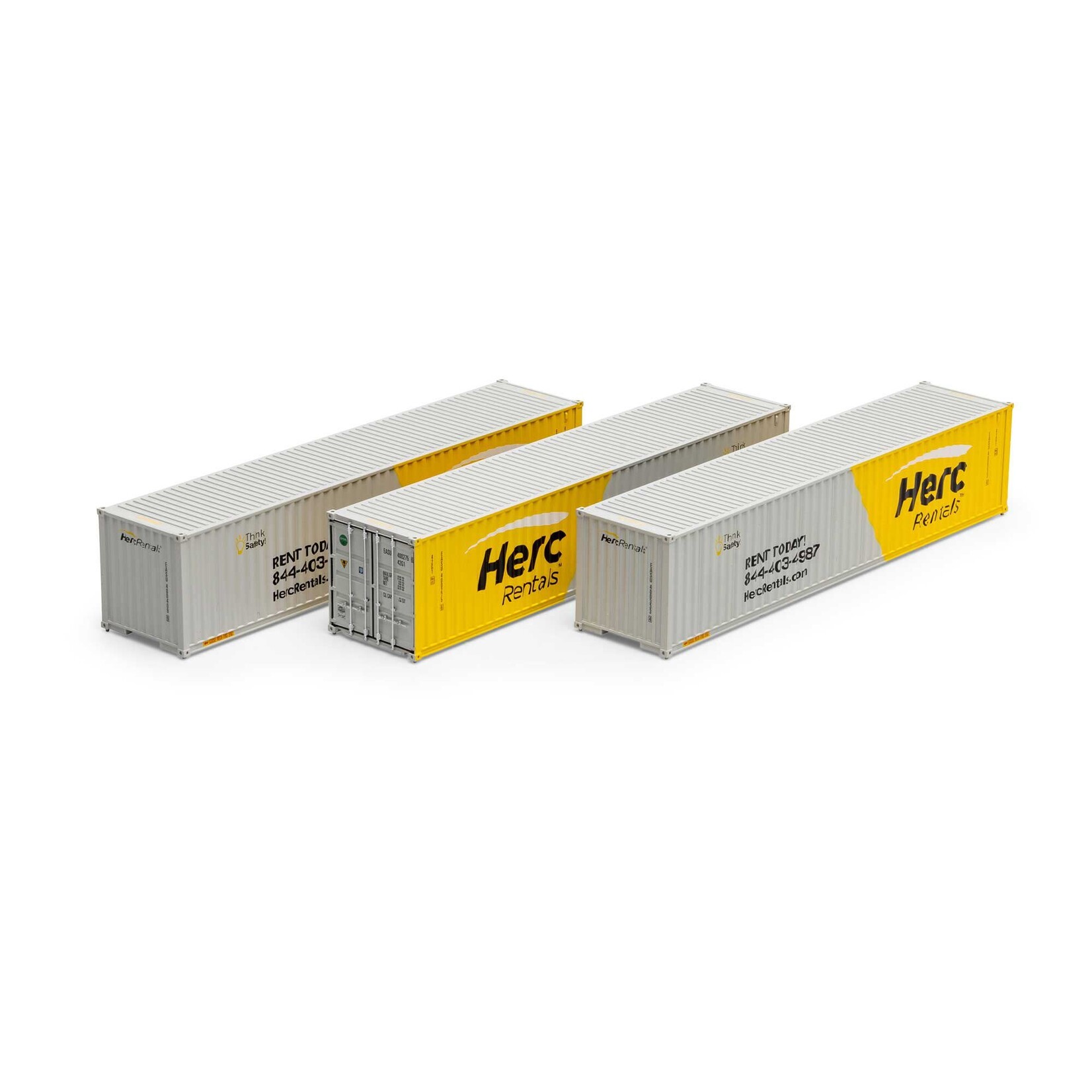 Athearn 16392 HO 40' Low Cube Container, EASU #2 (3)