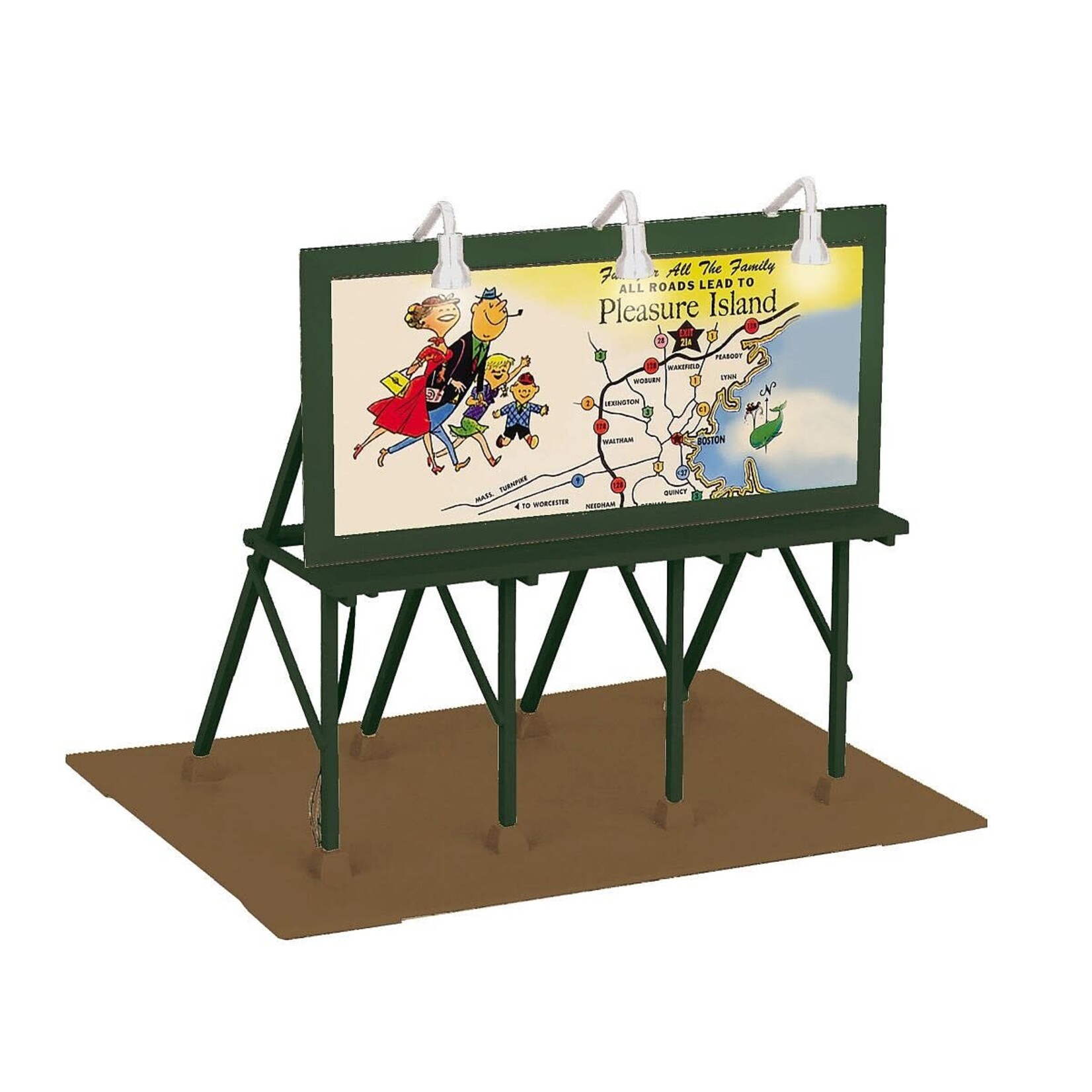 MTH 3090701 O Lighted Billboard - Pleasure Island