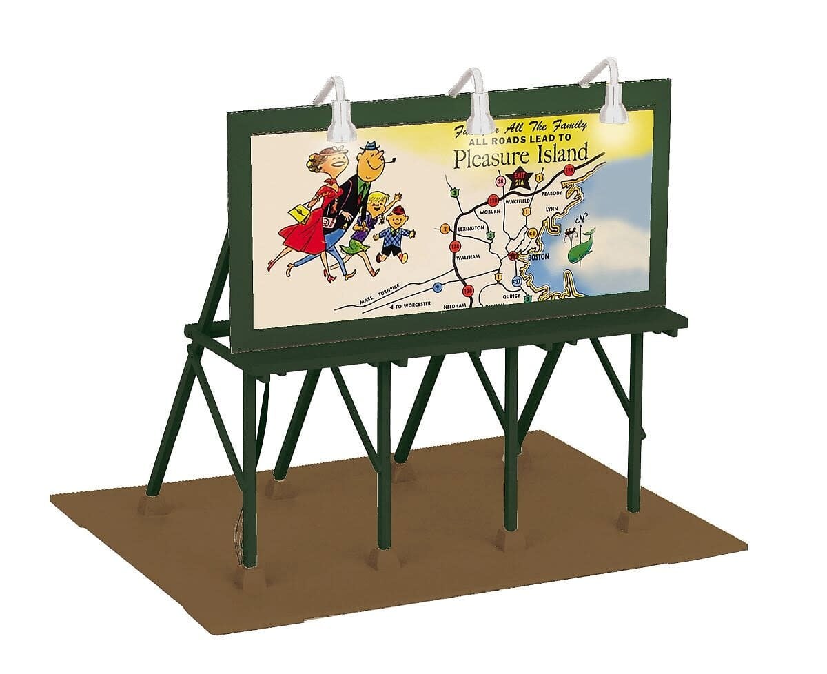 3090701 O Lighted Billboard - Pleasure Island
