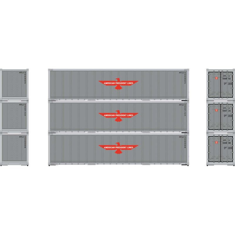 63385 HO 40' Smooth Side Containers, APL #1 (3)