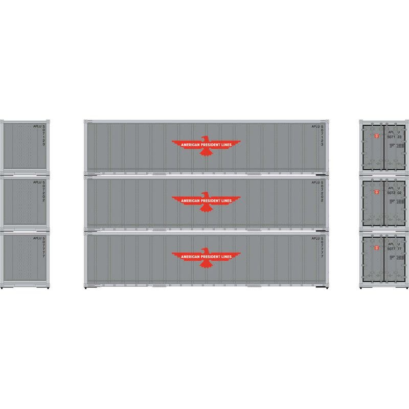 63386 HO 40' Smooth Side Containers, APL #2 (3)