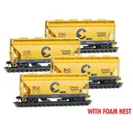 Micro Trains Line 99300213 N Chessie System RP213 - 4 Pack FOAM