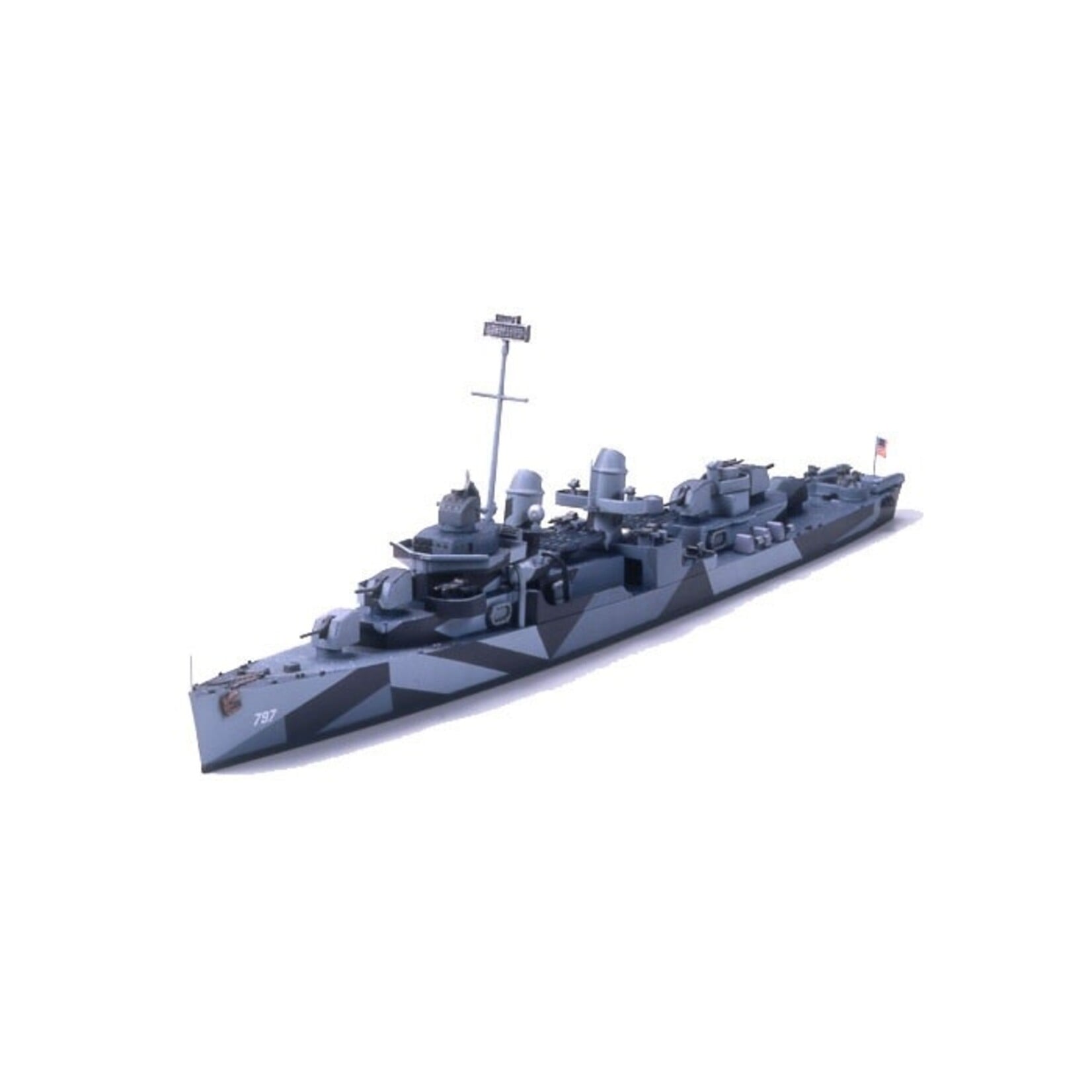 Tamiya 31907 US Destroyer Cushing DD-797 1/700