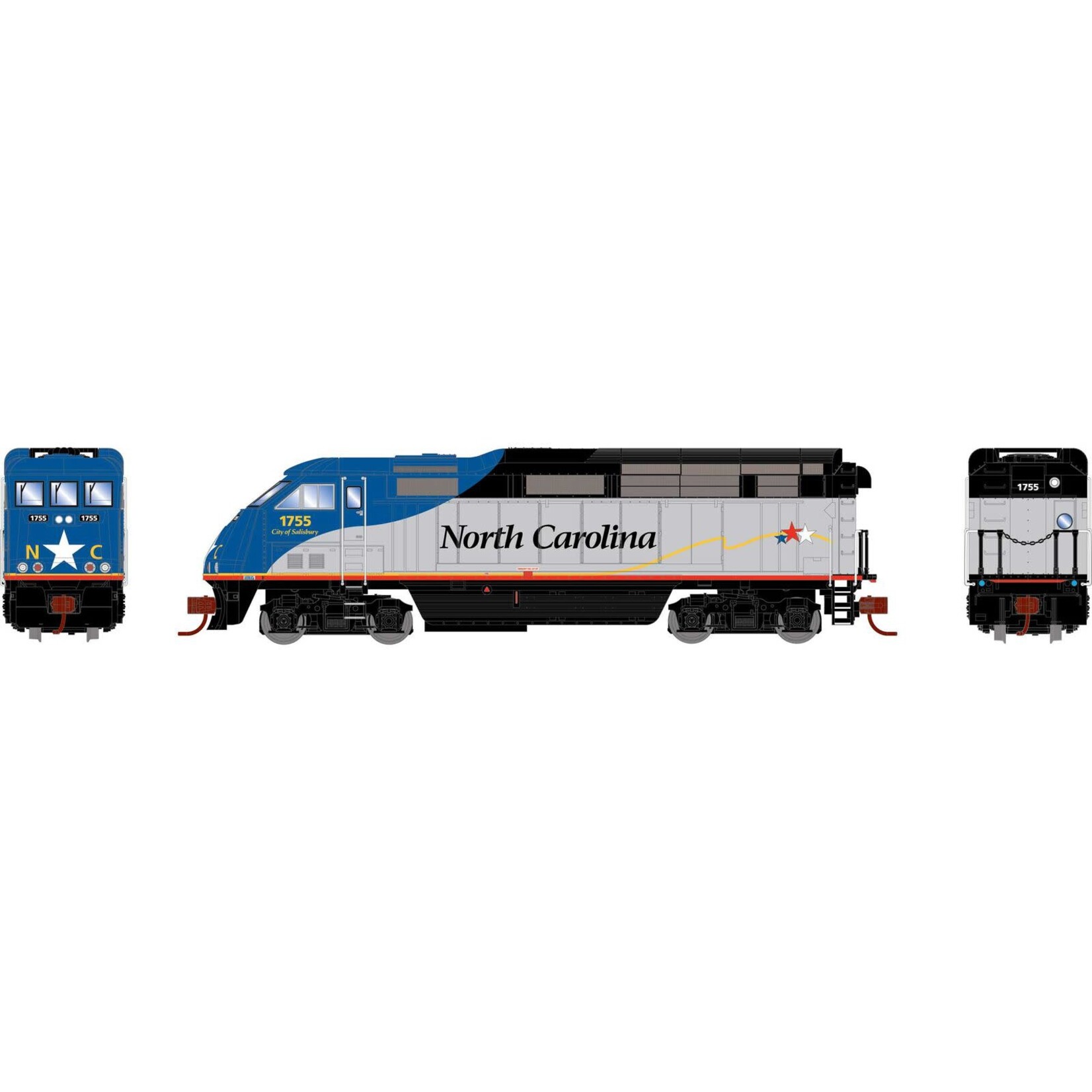 Athearn 15403 N F59PHI RNCX 1755 w/ DCC & Sound Salisbury North Carolina