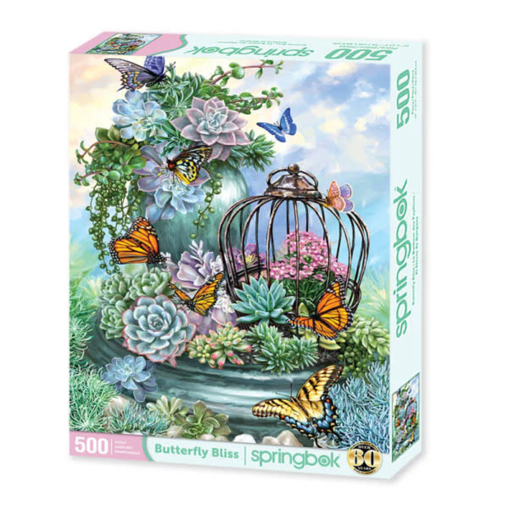 Springbok 3301665 Butterfly Bliss 500 Piece Puzzle