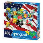 Springbok 3370516 State Plates 400 Piece Puzzle