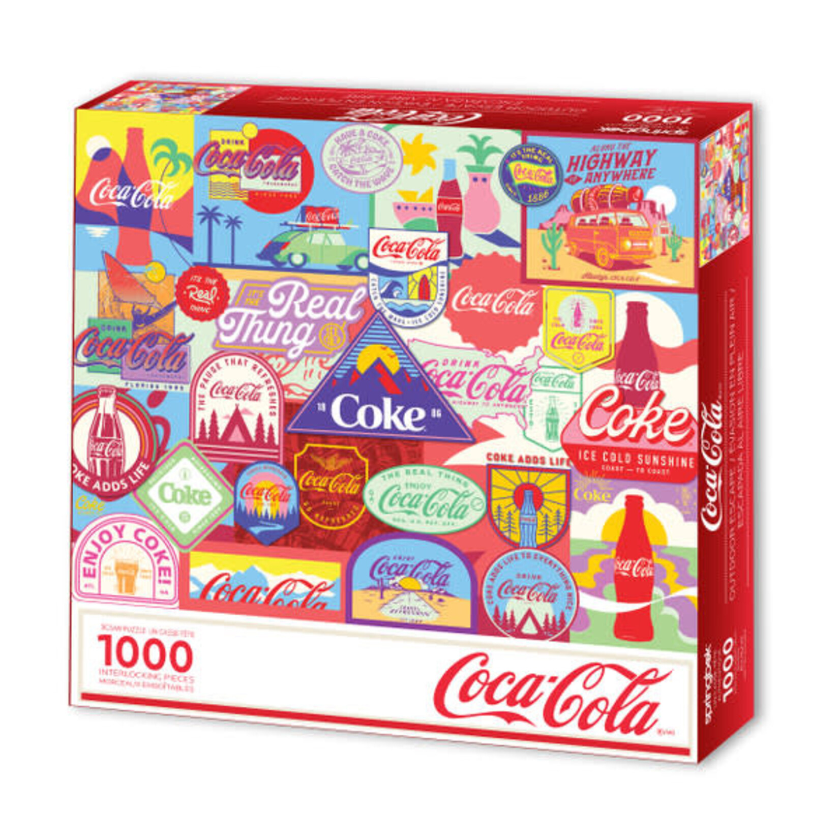 Springbok 3311274 Coca Cola Outdoor Escape 1000 Piece Puzzle
