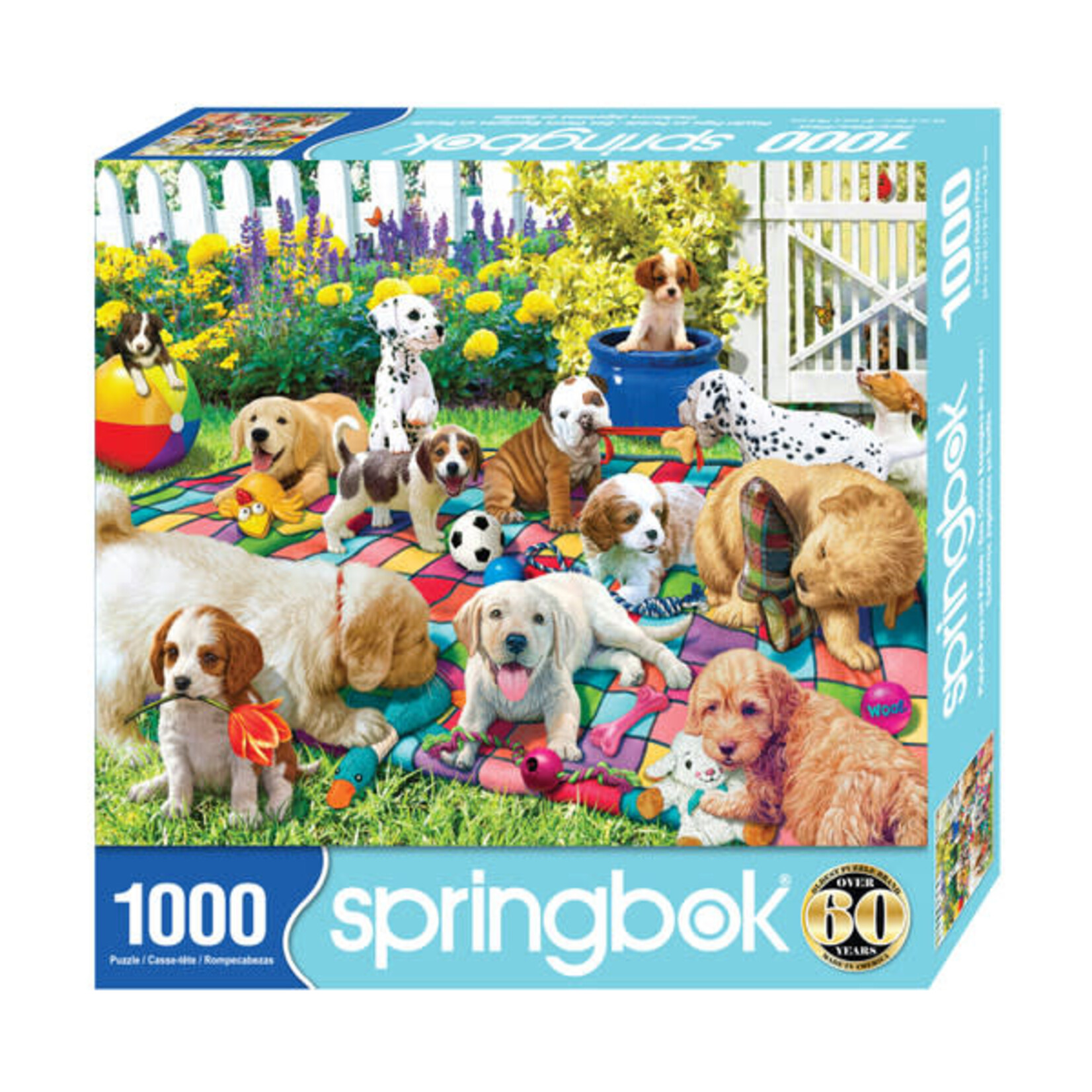 Springbok 3311219 Playful Pups On Parade 1000 Piece Puzzle