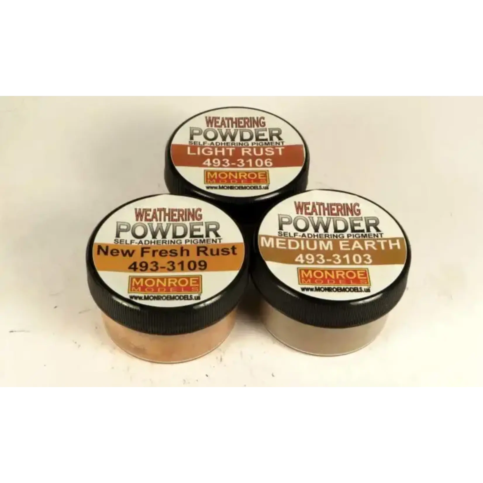 Monroe 4932911 Rust & Dust Weathering Powder Set