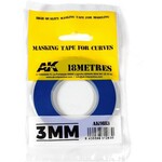 AK Interactive 9183 Blue Masking Tape for Curves - 3mm