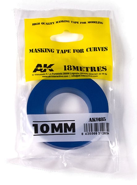 9185 Blue Masking Tape for Curves - 10mm