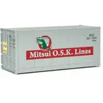 Walthers 9498657 HO 20' Smooth-Side Container - Mitsui OSK Lines
