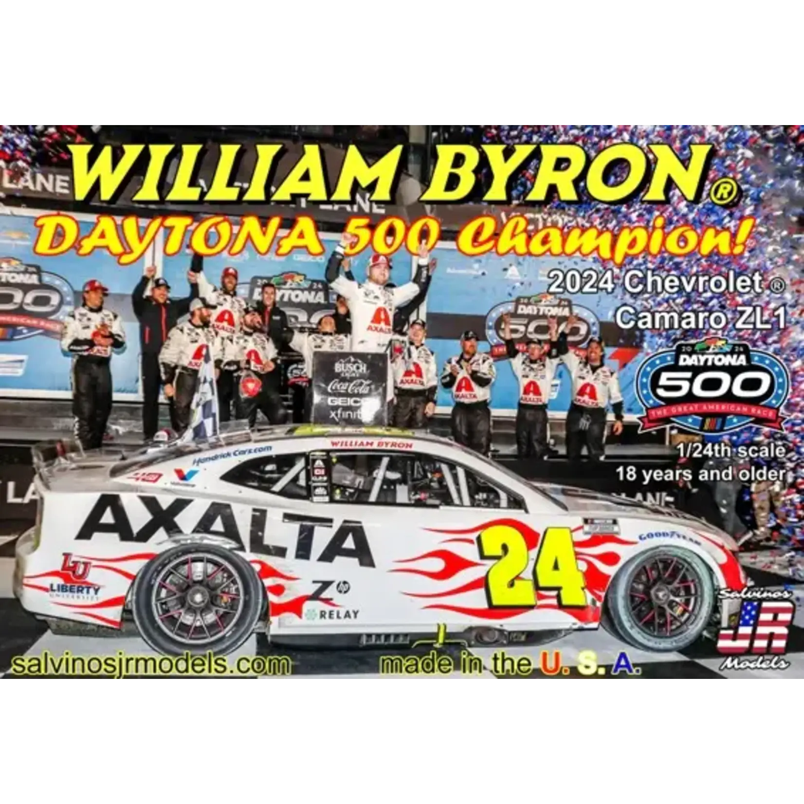 Salvinos HMC2024WBVD 1/24 2024 Chev Camaro ZL1 William Byron