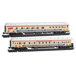Micro Trains Line 98302265 N Strates Shows Passenger - 2 Pack