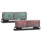 Micro Trains Line 98305093 N Great Northern Weathered - 2 Pack