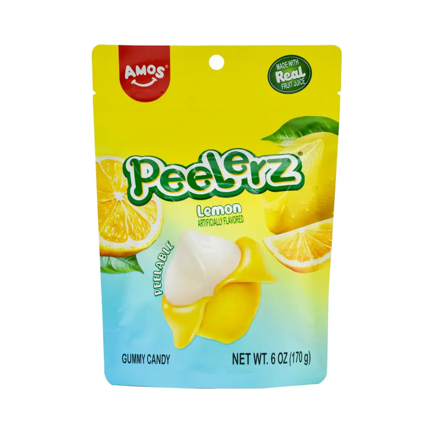 Candy Amos Peelerz Gummy Lemon 6oz