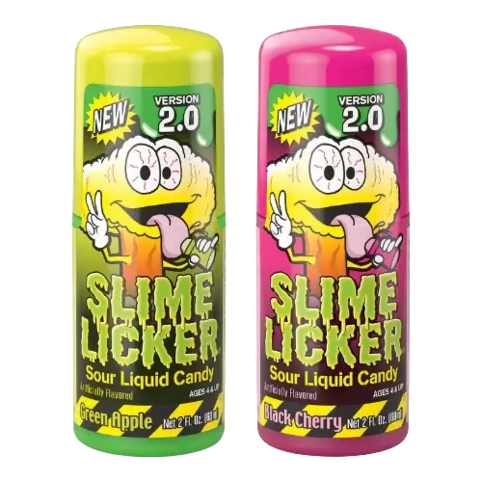 Toxic Waste Slime Licker 2.0 - 1 Black Cherry or Green Apple