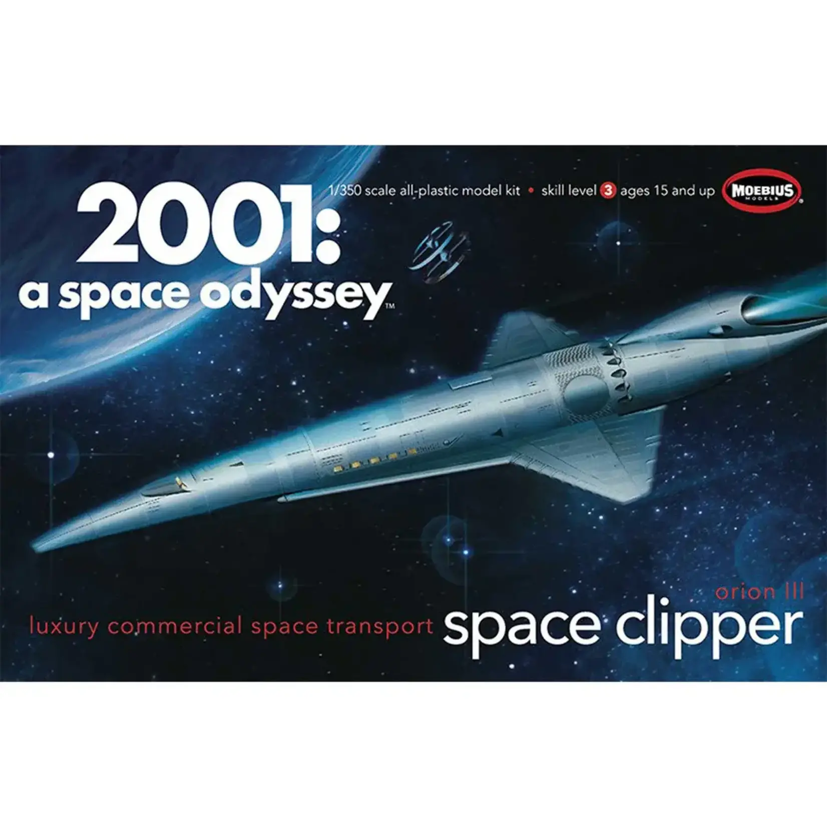 Moebius 200112 Orion III Space Clipper 1/350
